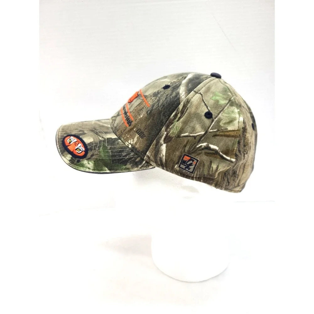 Auburn Tigers Hat Camo Green The Game Strap Back Mens Embroidered NCAA Football
